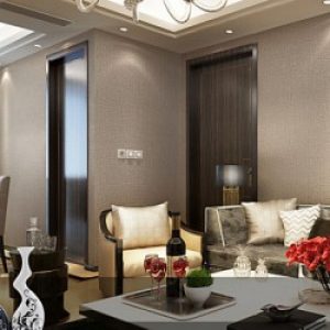 Papier peint mural de style moderne avec motif à aspect de boue