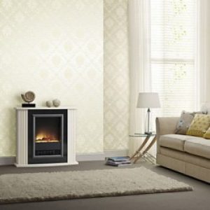 Papier peint mural de style moderne avec motif damassé pour revêtement mural