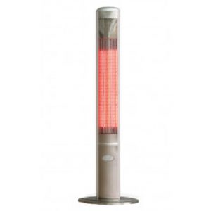 Parasol chauffant électrique sur mât MODENE en acier