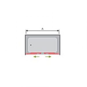 Pare-douche 2 coulissantes et 2 fixes Bel-la…