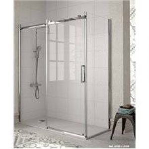 Pare-douche d’angle avec porte coulissante…