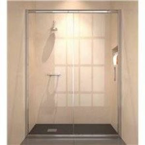 Pare-douche frontal 1 feuille fixe + 1 porte…