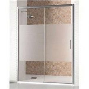 Pare-douche frontal 1 fixe et 1 coulissante…
