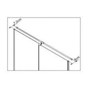 Pare-douche frontal fixe + porte coulissante…