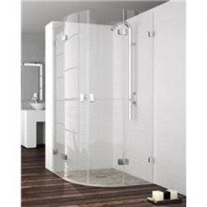 Pare-douche semi-circulaire 2 portes pivotantes…