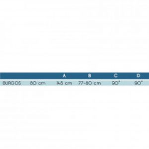 Paroi de baignoire frontale rabattable Burgos…