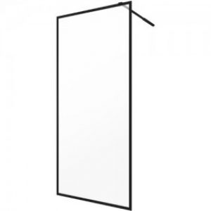 Paroi de douche dark edge – profilé aluminium noir – 90 / 120 ou 140