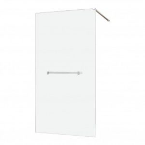 Paroi de douche ouverte 8mm – fixe réversible – profilé argent brillant Django