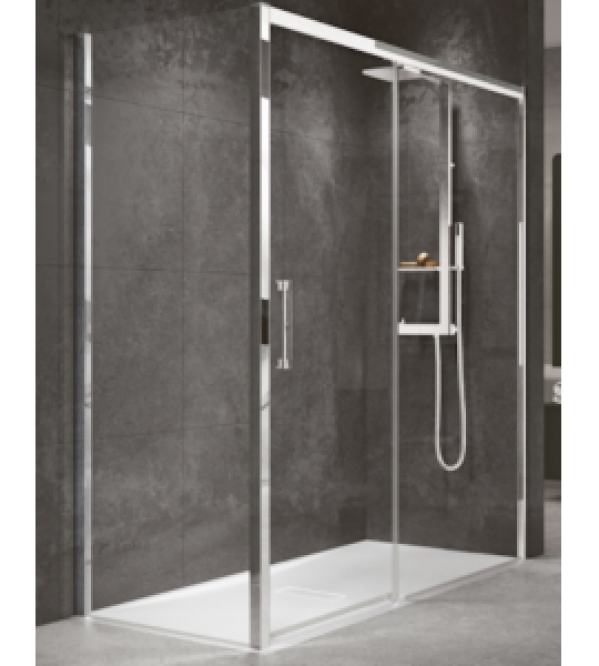 Paroi fixe pour réaliser des combinaisons Novellini rose…