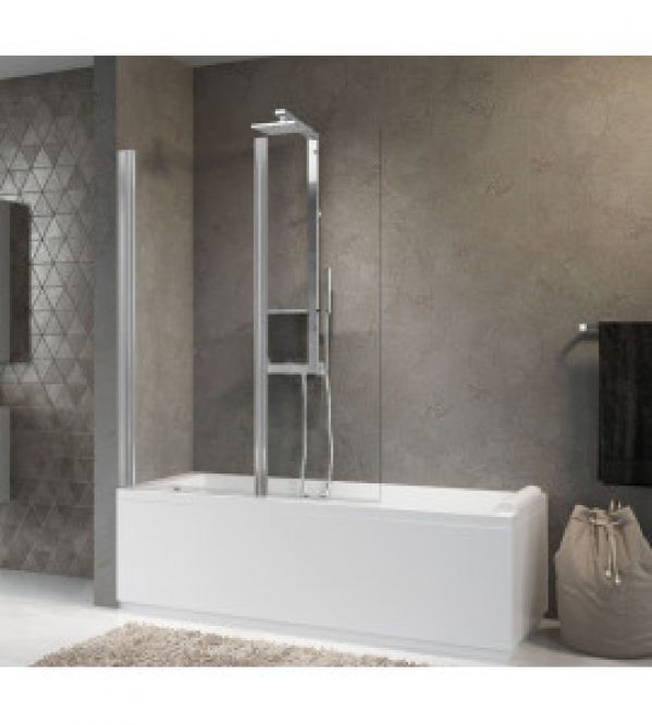 Paroi pour baignoire 2 portes novellini aurora 2