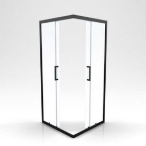 Parois de douche carré – Factory – style industriel – 90x90x200cm