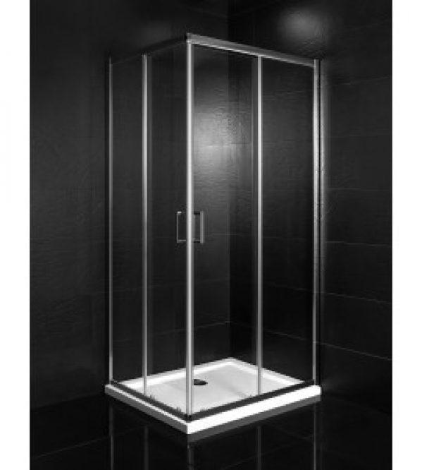 parois de douche rectangulaire Accès d’angle à quatre…