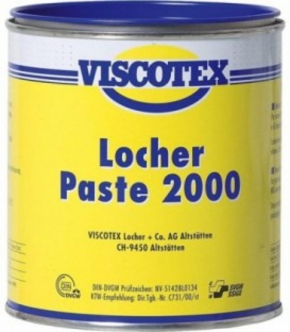 Pate 2000 speciale trous boite 850g Pate d etancheite eau/gaz DVGW a utiliser avec du chanvre