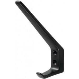 Patère porte-manteaux aluminium – 2 crochets