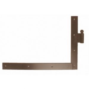 Paumelle basse à boule à visser