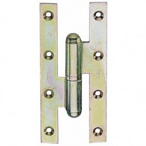 Paumelle picarde – menuiserie bois lourde – à bouts carré