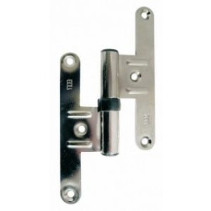 Paumelles femelles réglables universelles en acier nickelé