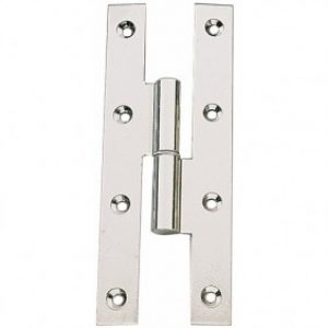 Paumelles laiton pour menuiserie bois – laiton chromé