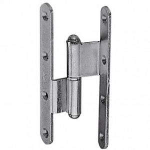 Paumelles menuiserie bois – contrecoudée renforcée – lames bouts ronds