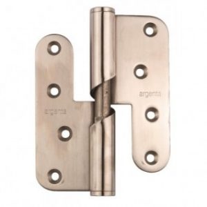 Paumelles menuiserie bois à Helice inox