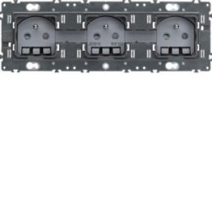 PC 2P+T triple – APPAREILLAGE MURAL GALLERY HAGER WXF123