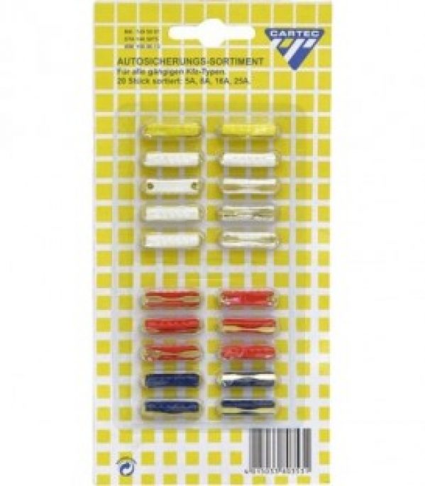 Petit assortiment 20 fusibles standard