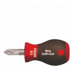 Petit tournevis pozidriv Stubby, manche bi-matière