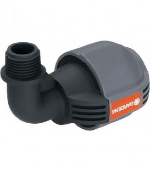 Pièce en L GARDENA 25mm x filetage mâle 1/2&Prime;
