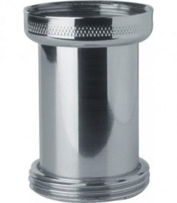 Piece d&rsquo;ecartement laiton chrome 1 1/4