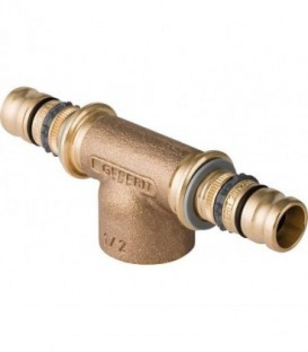 Piece en T Mepla filetage femelle Rg d50-Rp 1 1/2-50