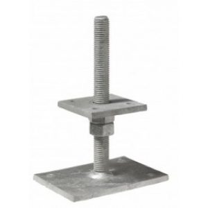 Pied de poteau réglable 40 à 100 mm – PB40605