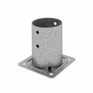 Pied de poteau rond à boulonner – PPJRB