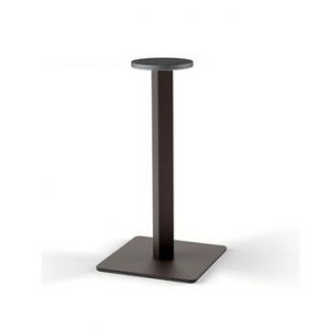 Pied de table central NUMI gris graphite embase carrée