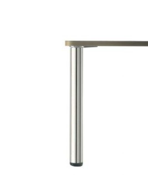 PIED DE TABLE ROND Chromé H 870