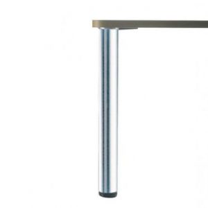 Pied de table rond en acier inox