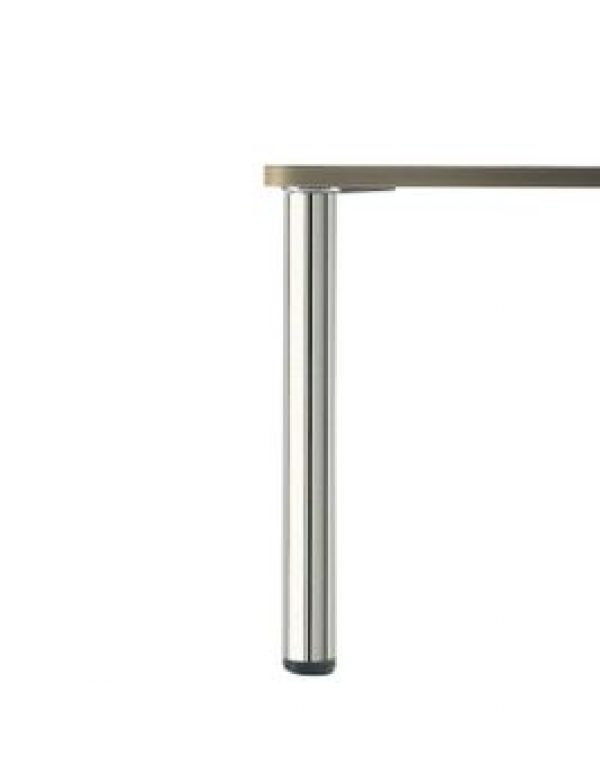 PIED DE TABLE ROND Inox poli H 700 x  80