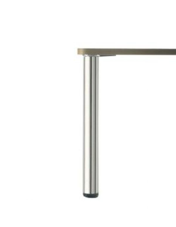 PIED DE TABLE ROND Inox poli H 820 x  80
