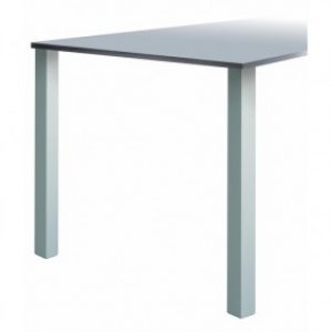 Pied snack en aluminium – carré 60 mm – Quadra 647