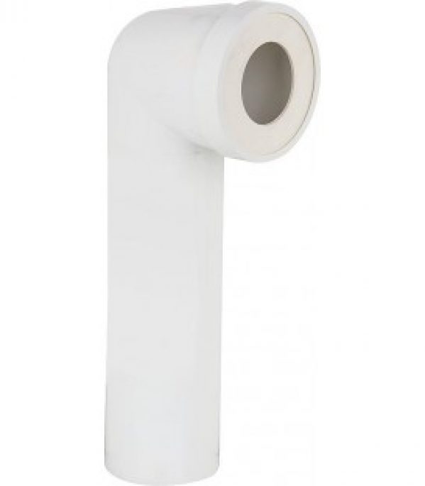 Pipe longue PVC, WC diametre: 100mm Longueur 350mm