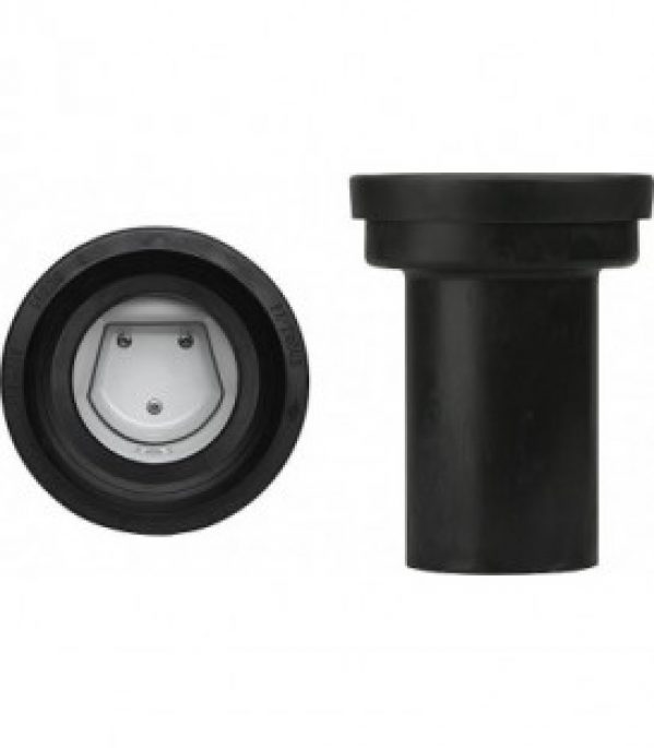 Pipe WC en PE droit + barrage anti-rats,montage encastré,DN100