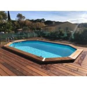 Piscine bois Azura 355 x 550 x H 120 cm