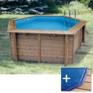 Piscine bois Azura Ø 410 x H 120 cm