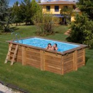 Piscine bois Marbella 427 x 277 x H 119 cm