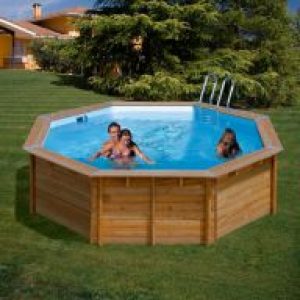Piscine bois Violette Ø 511 x H 124 cm