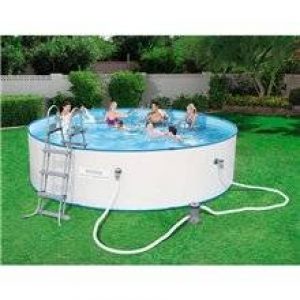 Piscine en kit, en acier 360×90/460×90 cm Bestway