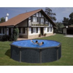 Piscine hors sol aspect Rattan Ø460 x H…