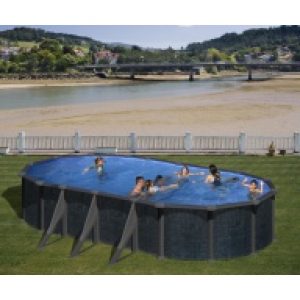 Piscine hors sol aspect Rattan 730 x 375 x…