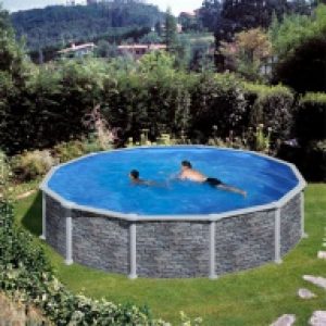 Piscine hors-sol Córcega ronde Ø 460 H 132…