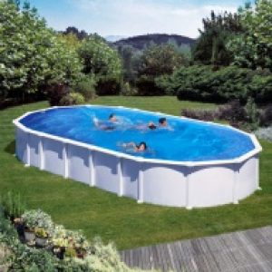 Piscine hors-sol Haiti 1000 x 550 H132 cm…