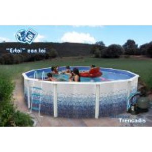 Piscine hors-sol Trencadis Ø550 x H120 cm…
